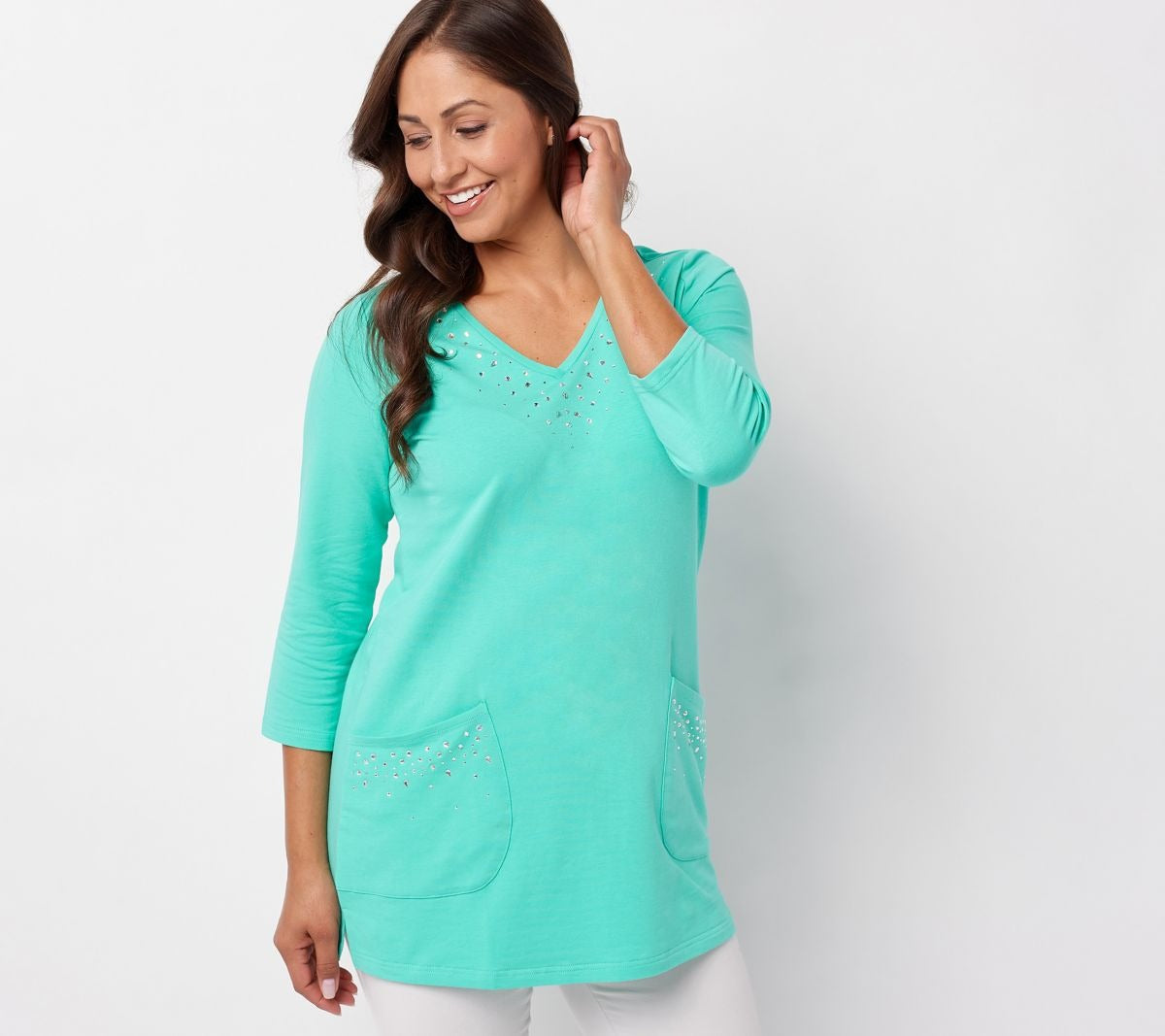 Bling V-Neck Tunic