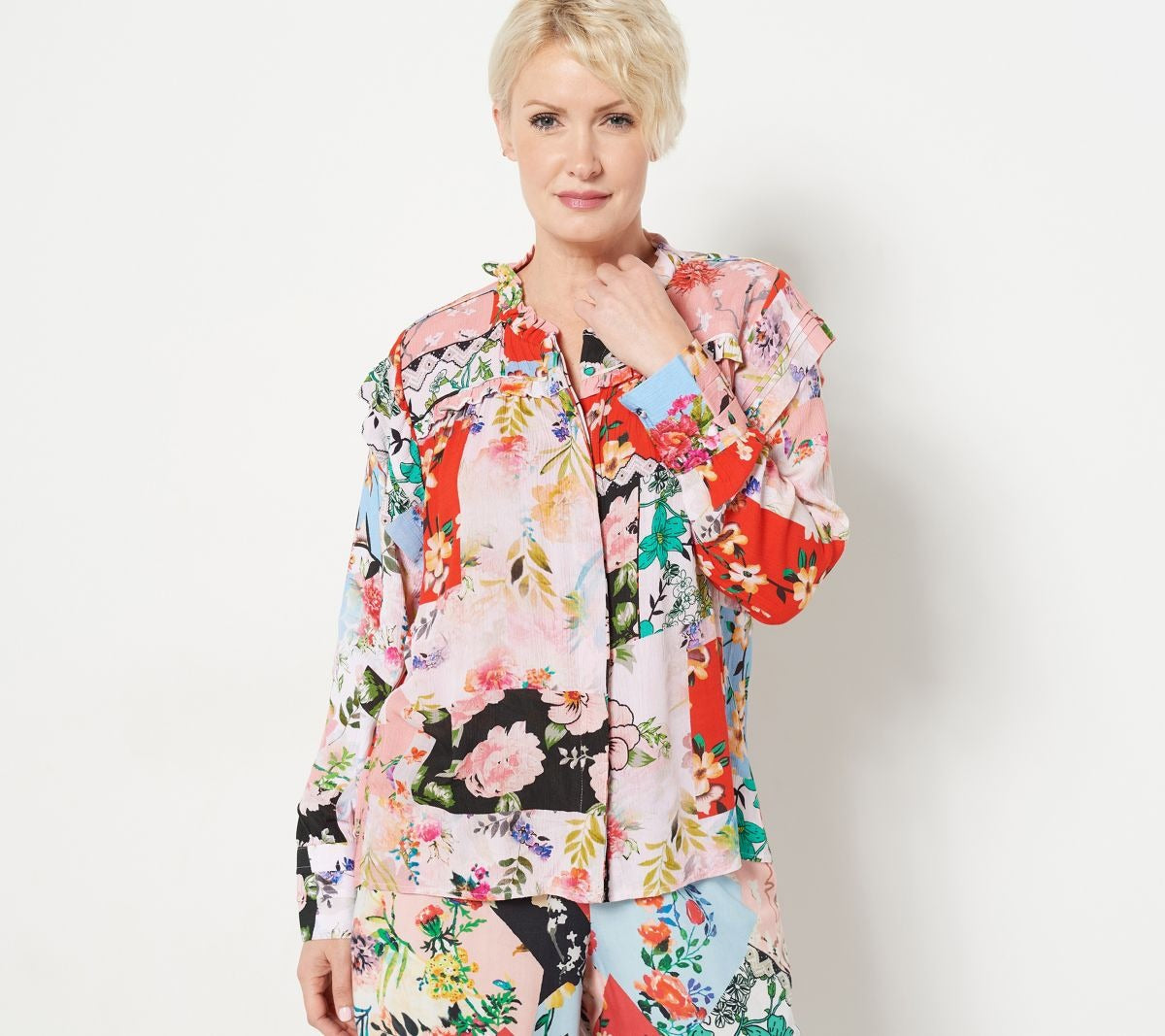 Long-Sleeve Button Down