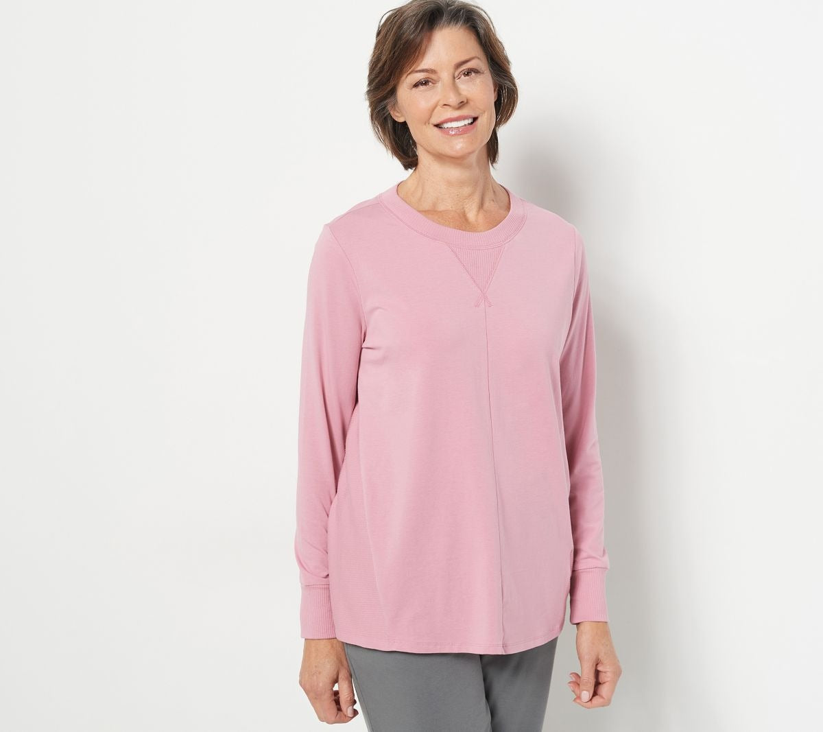 Cozy Knit Luxe Pullover with Rib