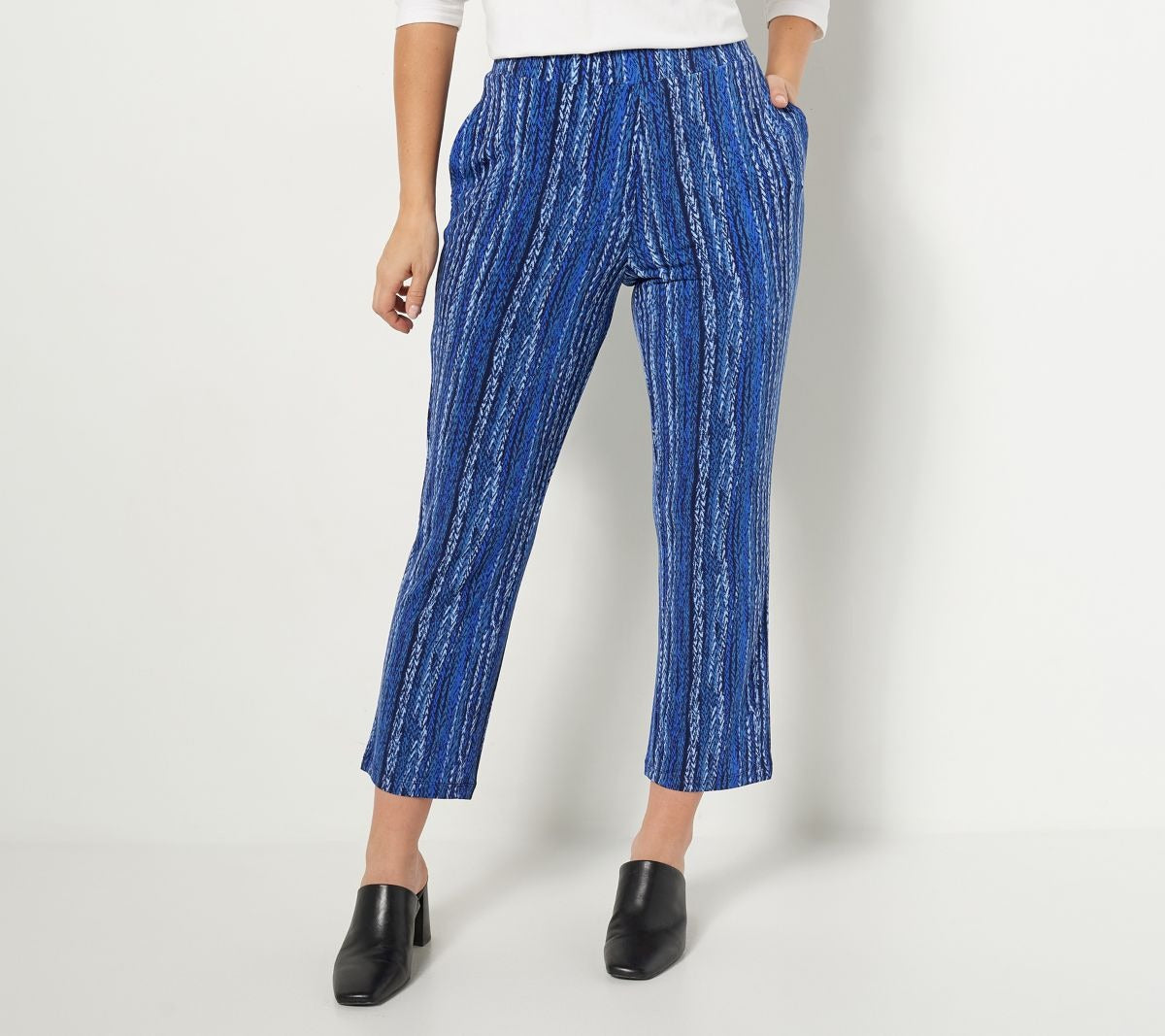 Printed Liquid Knit Slim