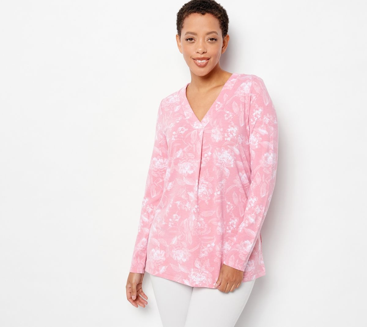 True Denim Floral Printed