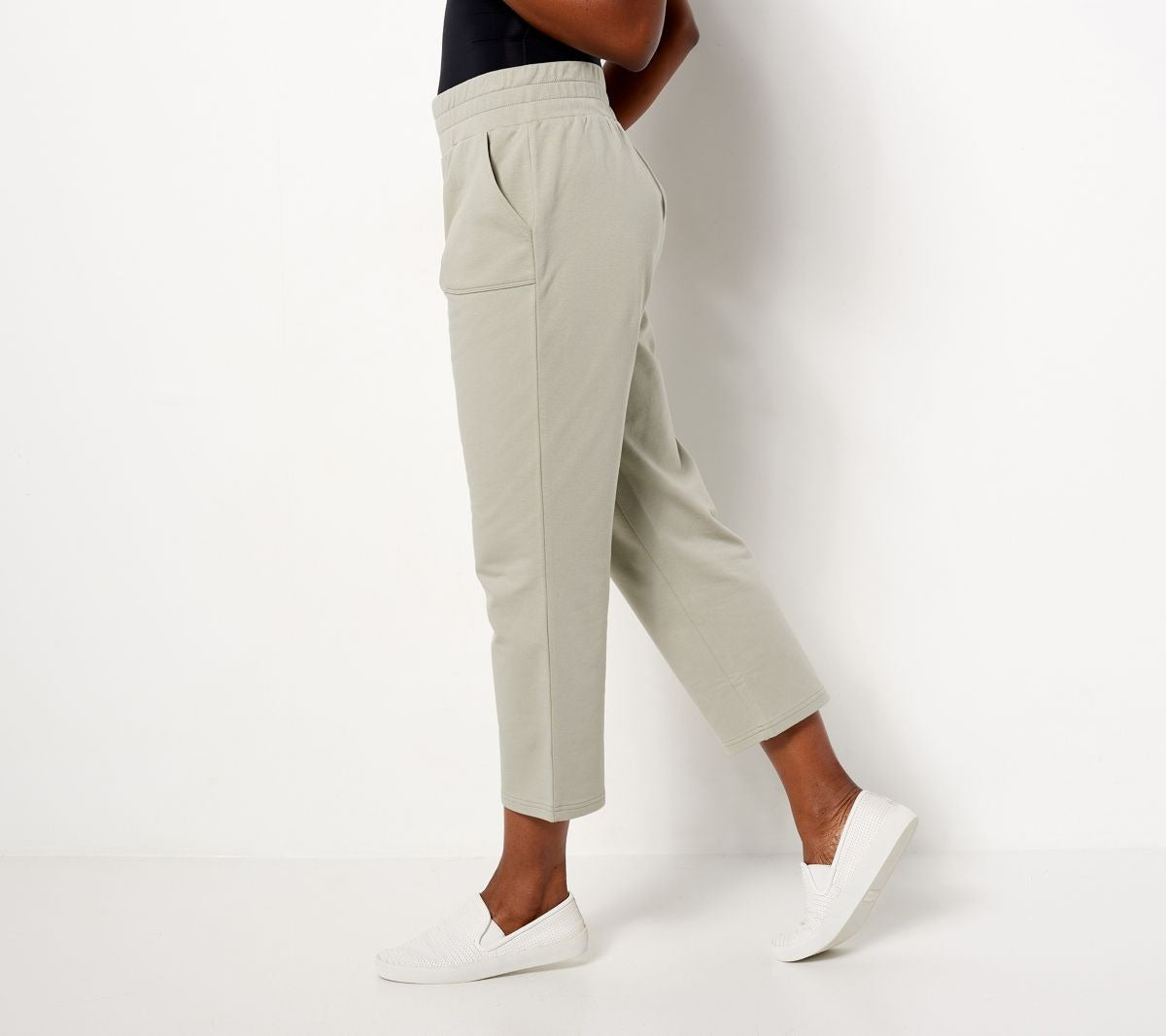 French Terry Crop Pants