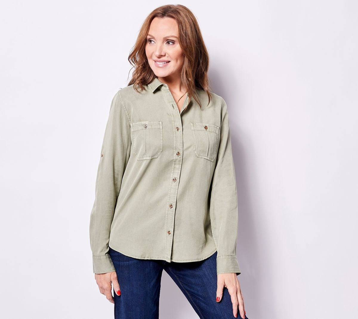 Easy Button Down TENCEL Shirt