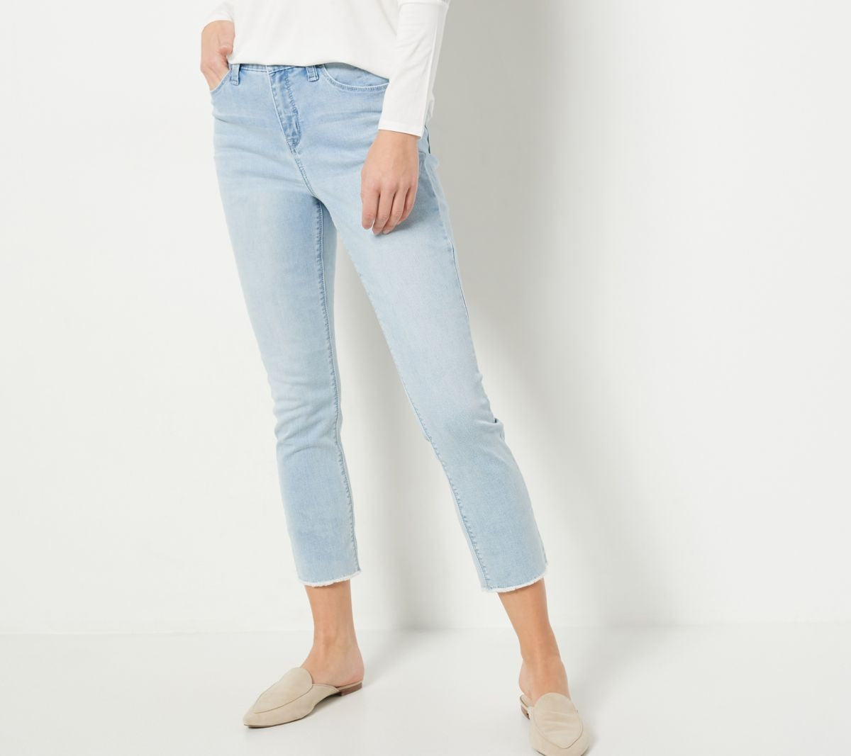 Daisy Denim Crop Easy Skinny