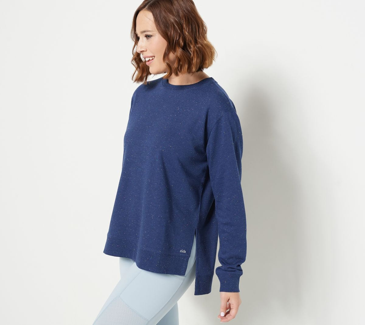 Flecked French Terry Pullover