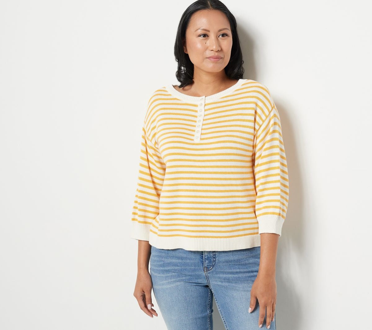 Soft Boatneck Half Placket