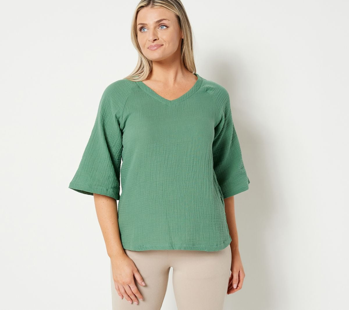 Cotton Gauze Relaxed Top