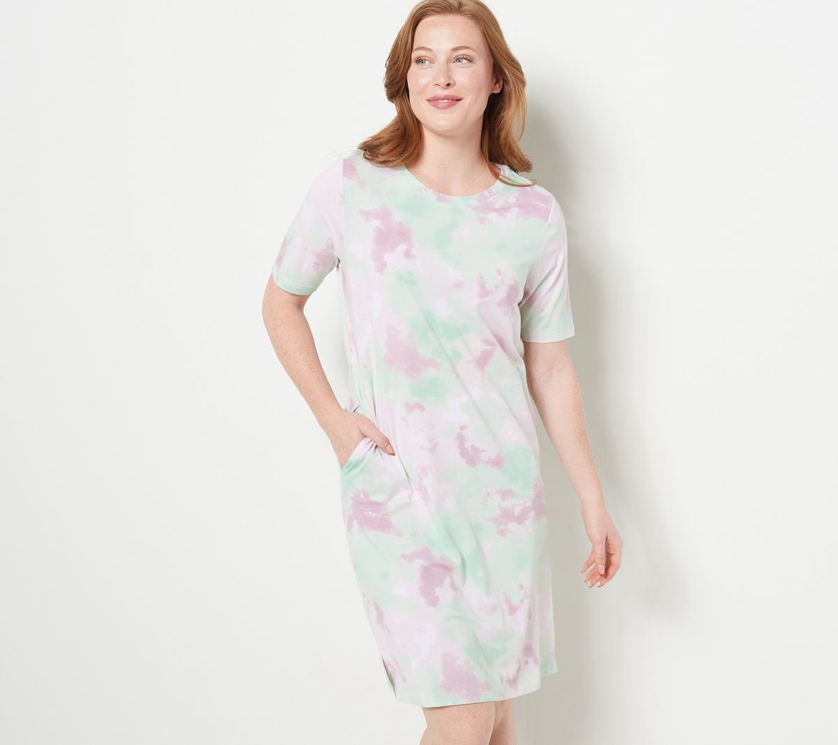 Cozy Knit Luxe T-Shirt Dress