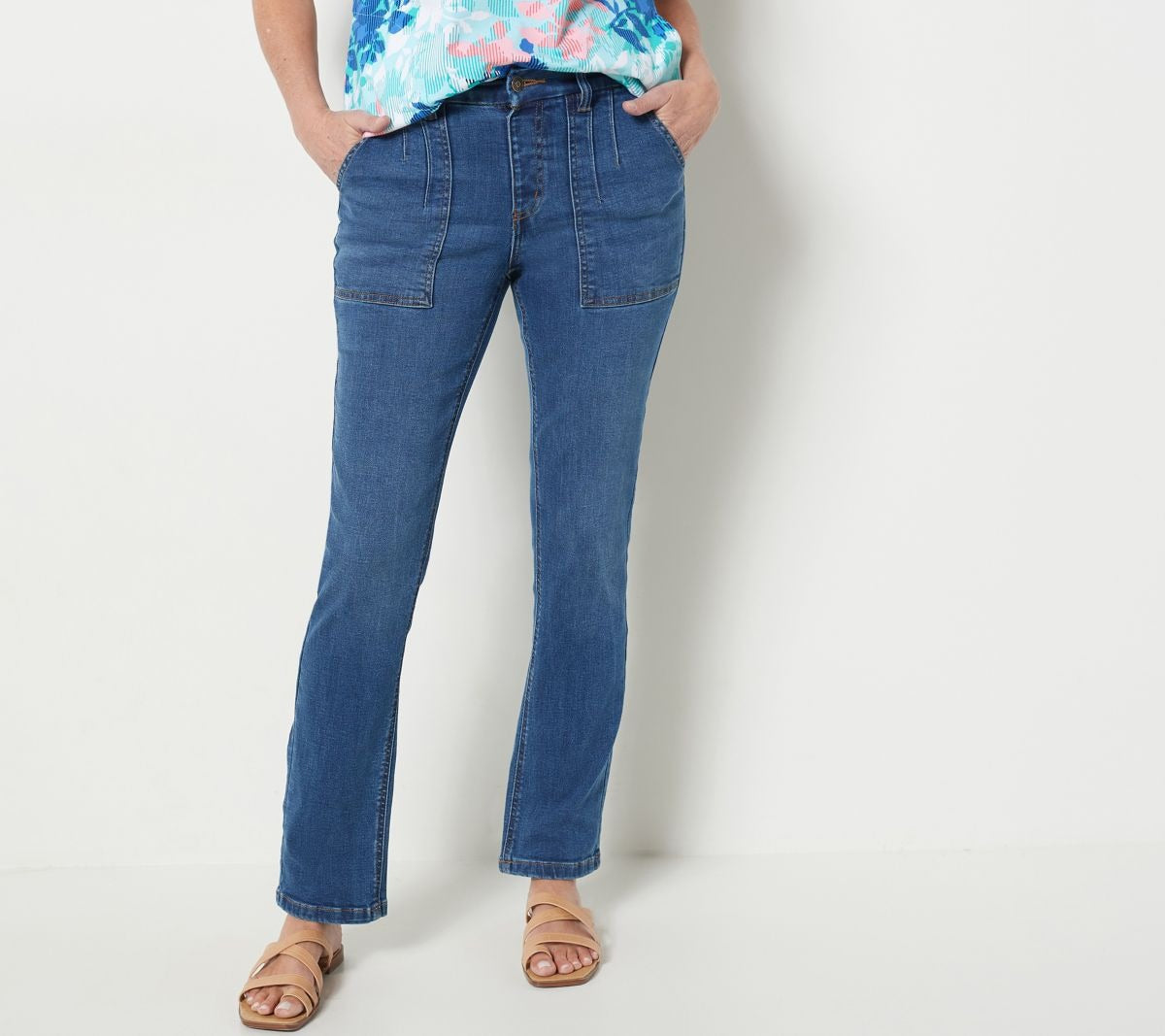 Easy Stretch Denim Straight