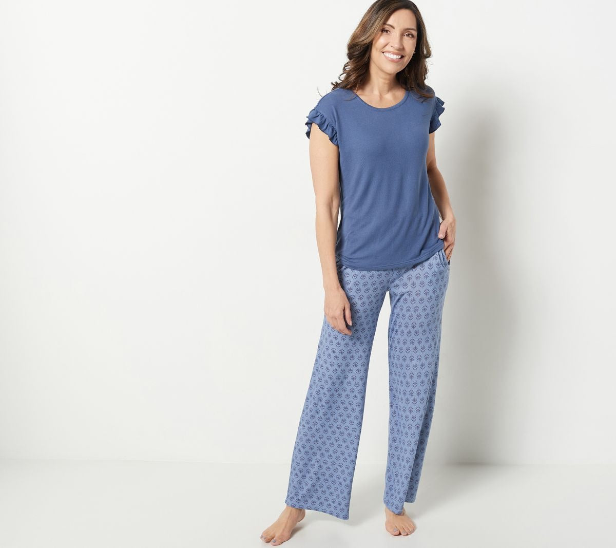 Lush Luxe Ruffle Sleeve Sleep Set