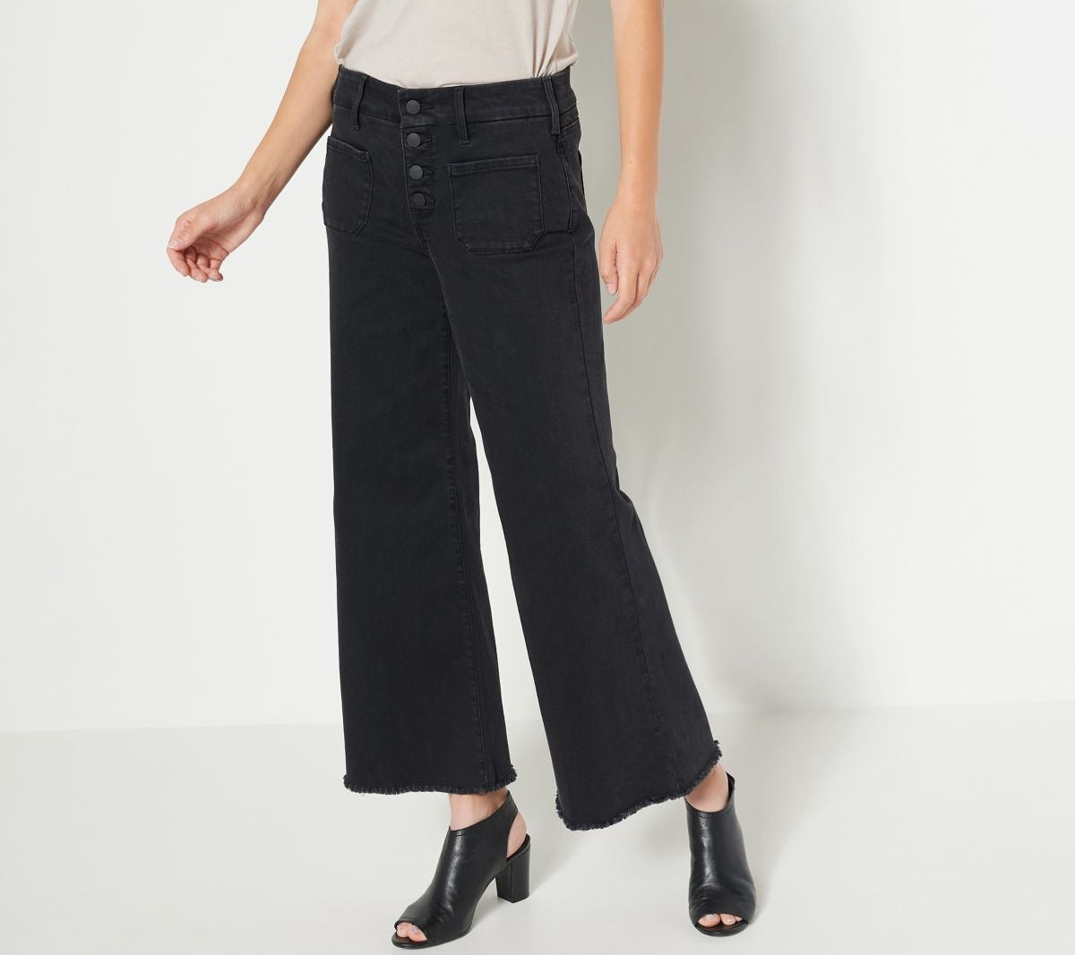 Patchie Major Wide-Leg Ankle Jeans