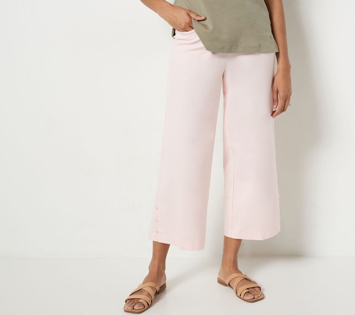 Petite 24/7 Stretch Crop Wide