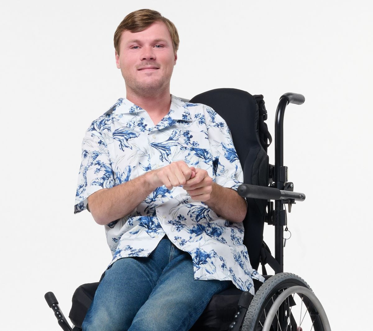 Adaptive Short Sleeve Floral Shirt