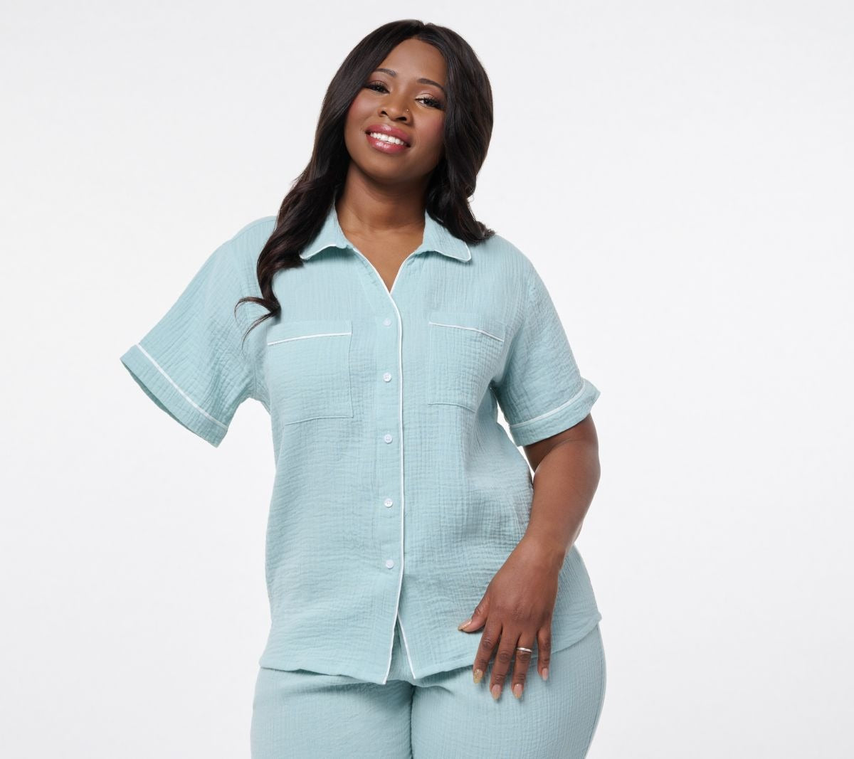 Maysoon Adaptive Pajama Shirt