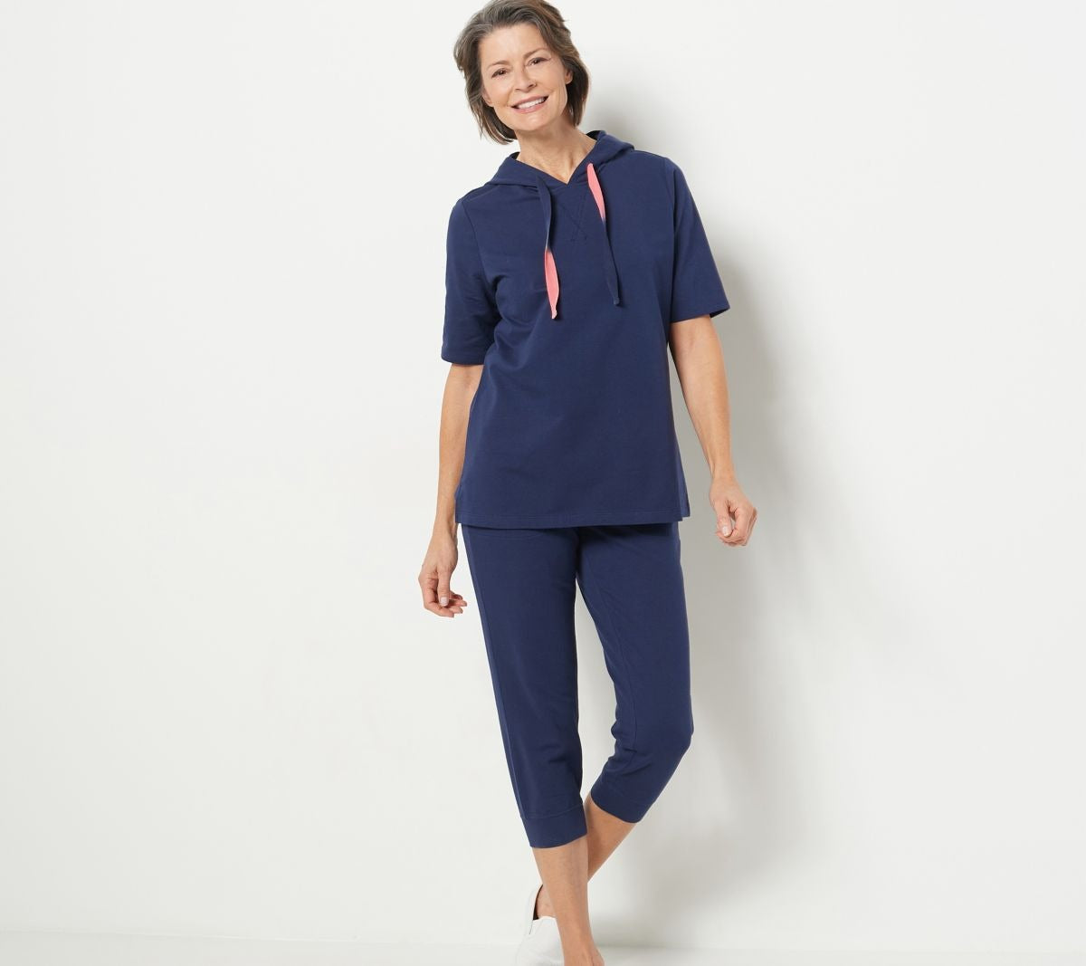 French Terry Short Sleeve Pullover