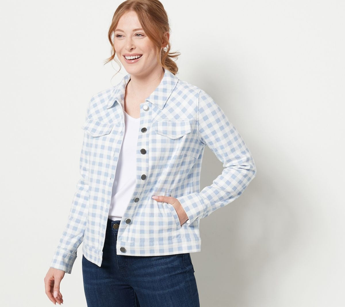 True Denim Gingham Jean