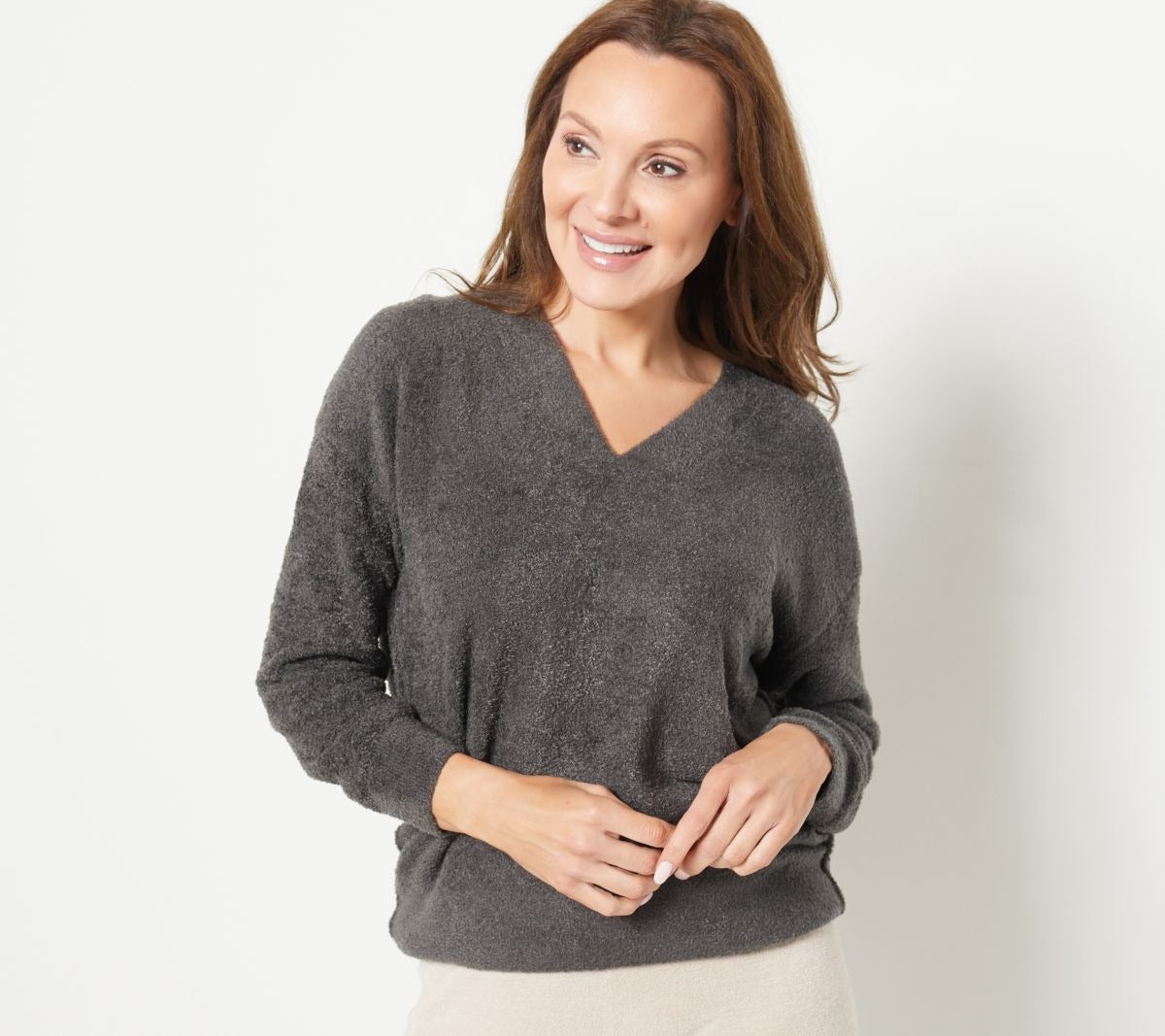 CozyChic Lite V-Neck Hi Low