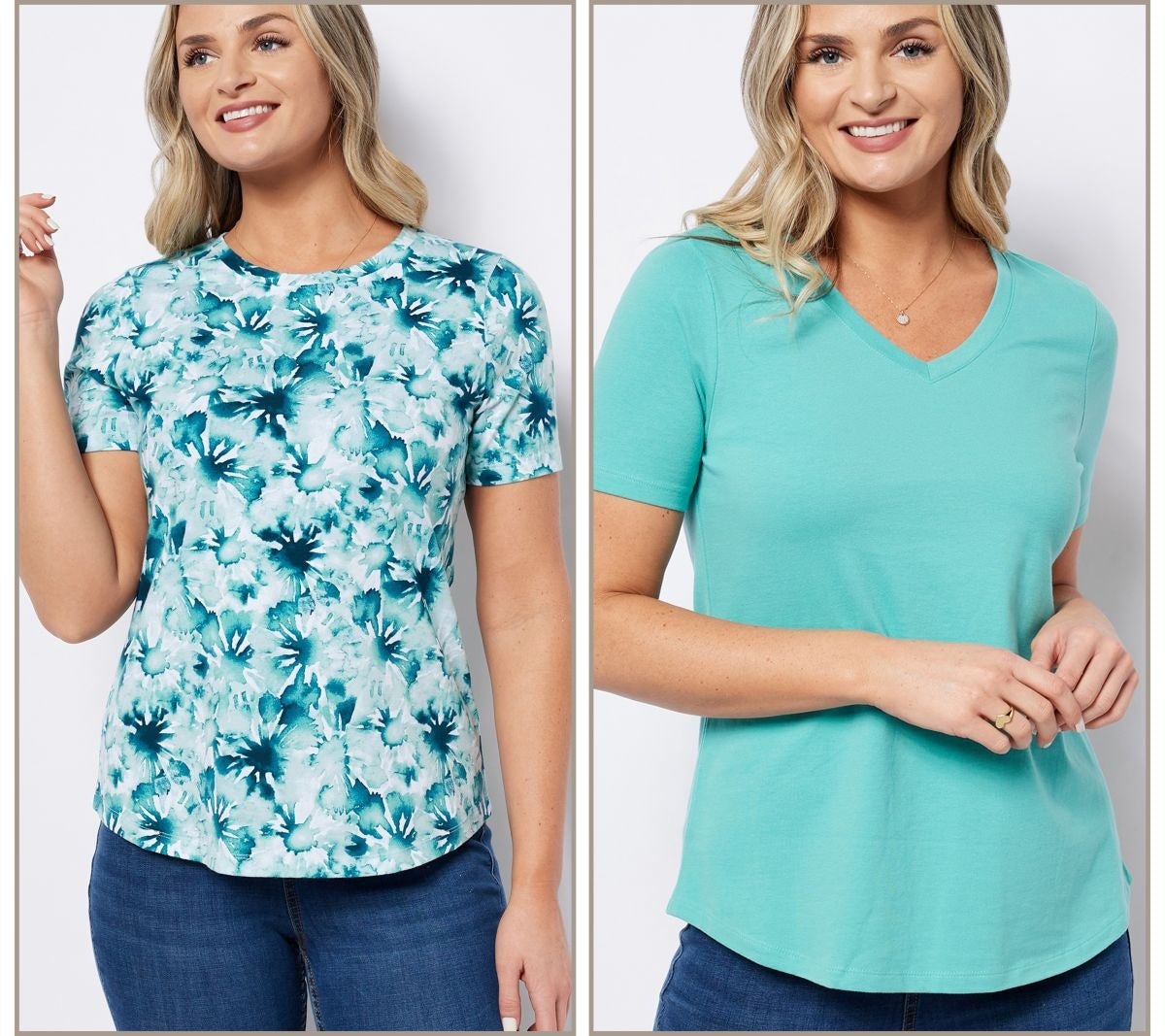 Printed Perfect Jersey Set of Two