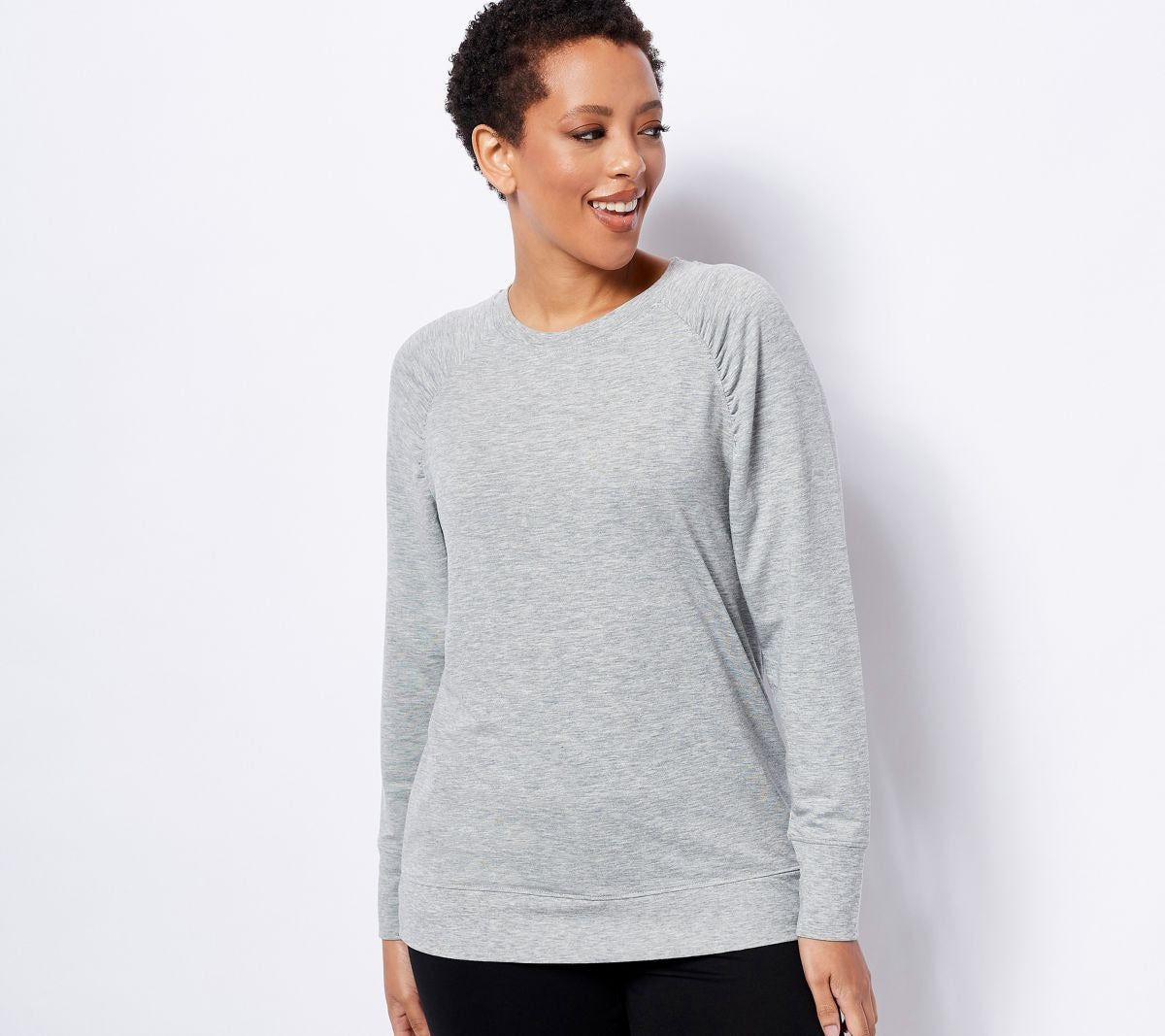 Luxe French Terry Ruched