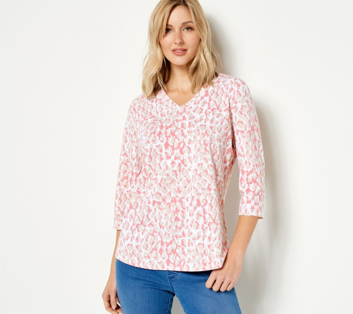 TripleLuxe Knit 3/4-Sleeve