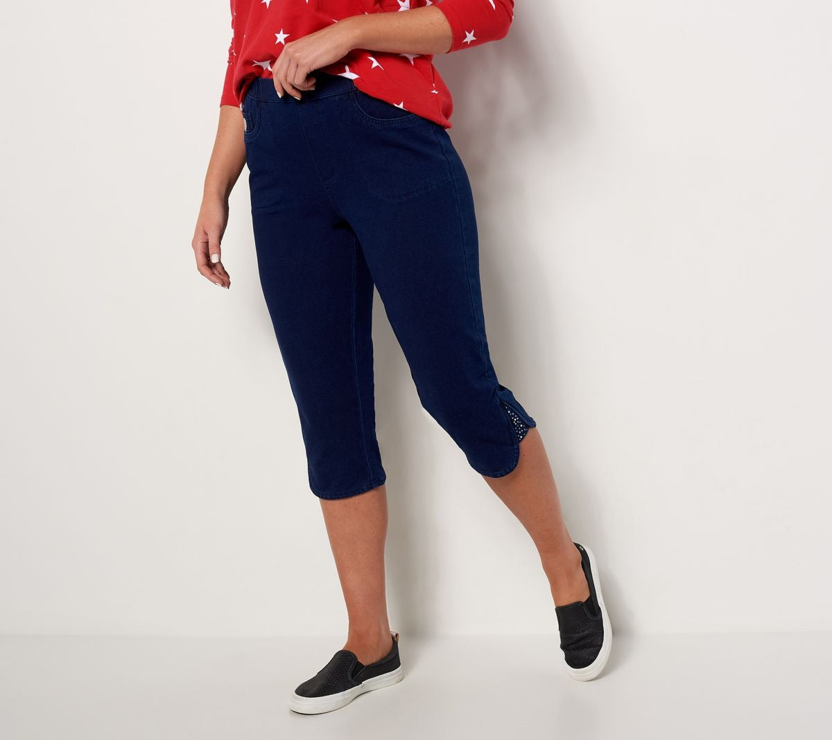 DreamJeannes Capri w/Curved Hem