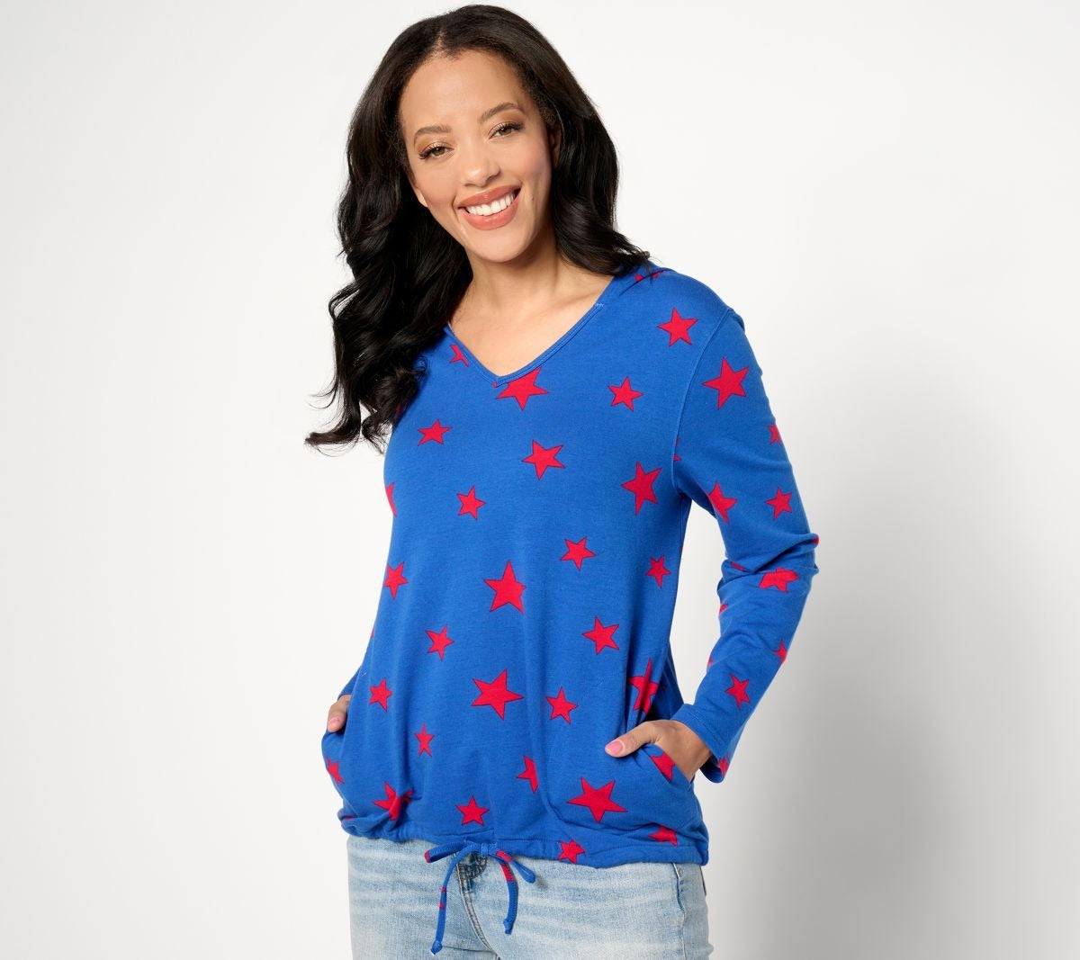 French Terry Star Bright Hoodie