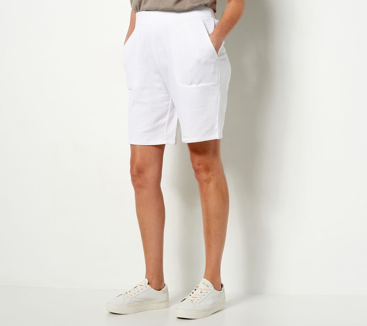 Striped Knit Seersucker Pull On