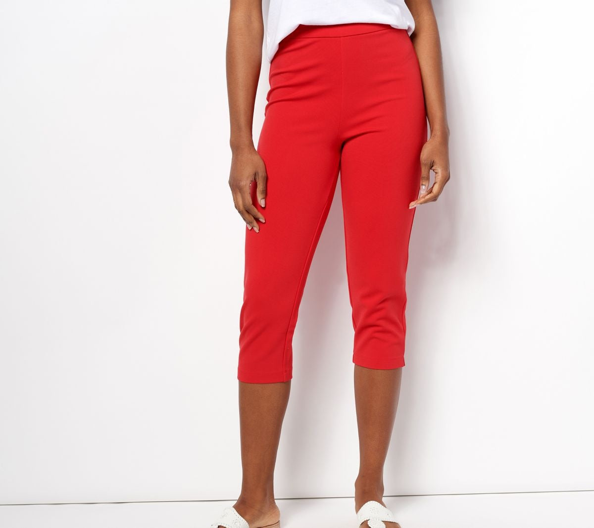 Signature Knit Capri Pants