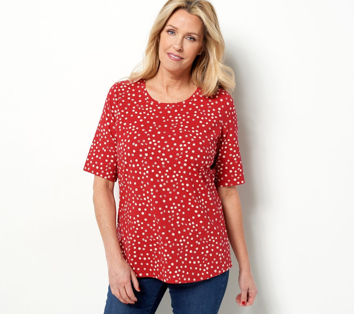 TripleLuxe Knit Modern Dot