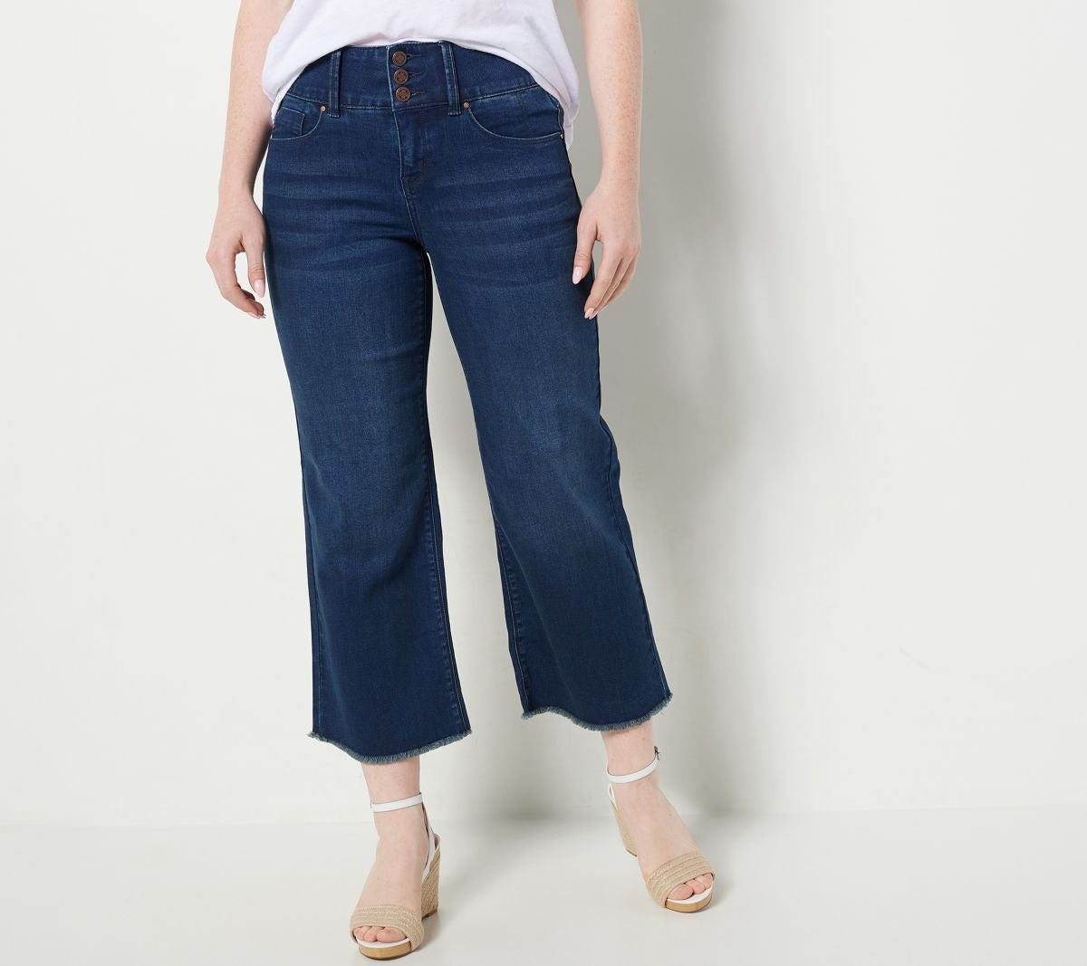 Petite BFF Denim Curve Wide-Leg