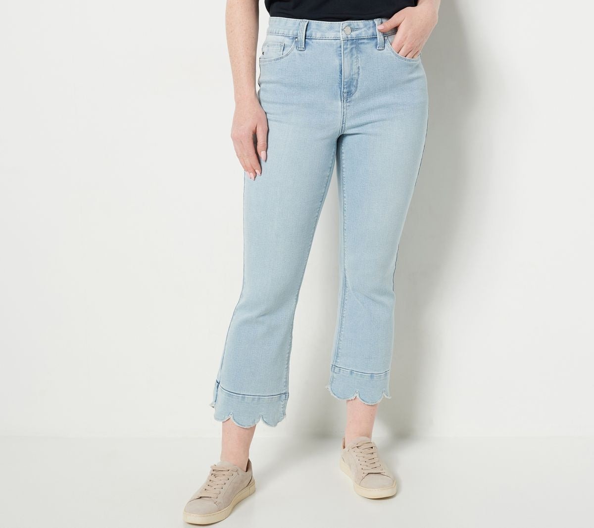 Daisy Denim Crop Flare Jean
