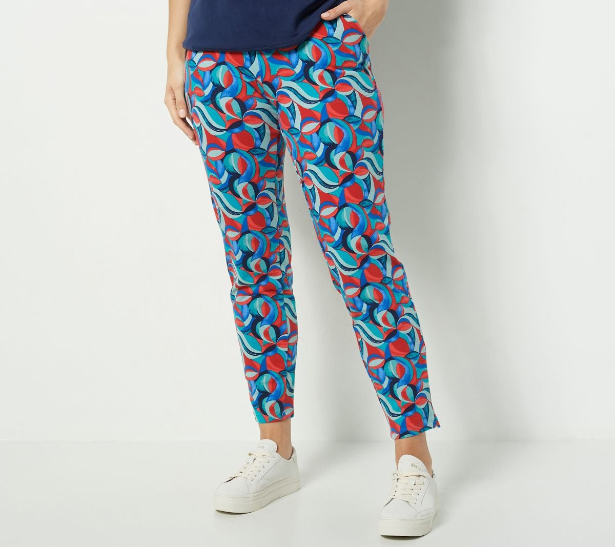 Printed French Terry Slim