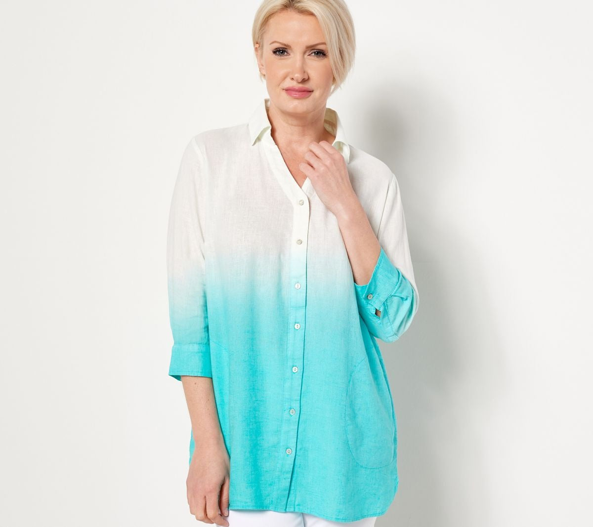 Naturals Petite Linen Blend Side