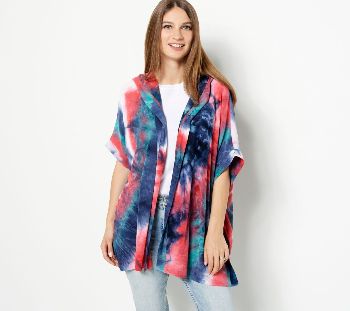 Malibu Knit Tie Dye Hooded