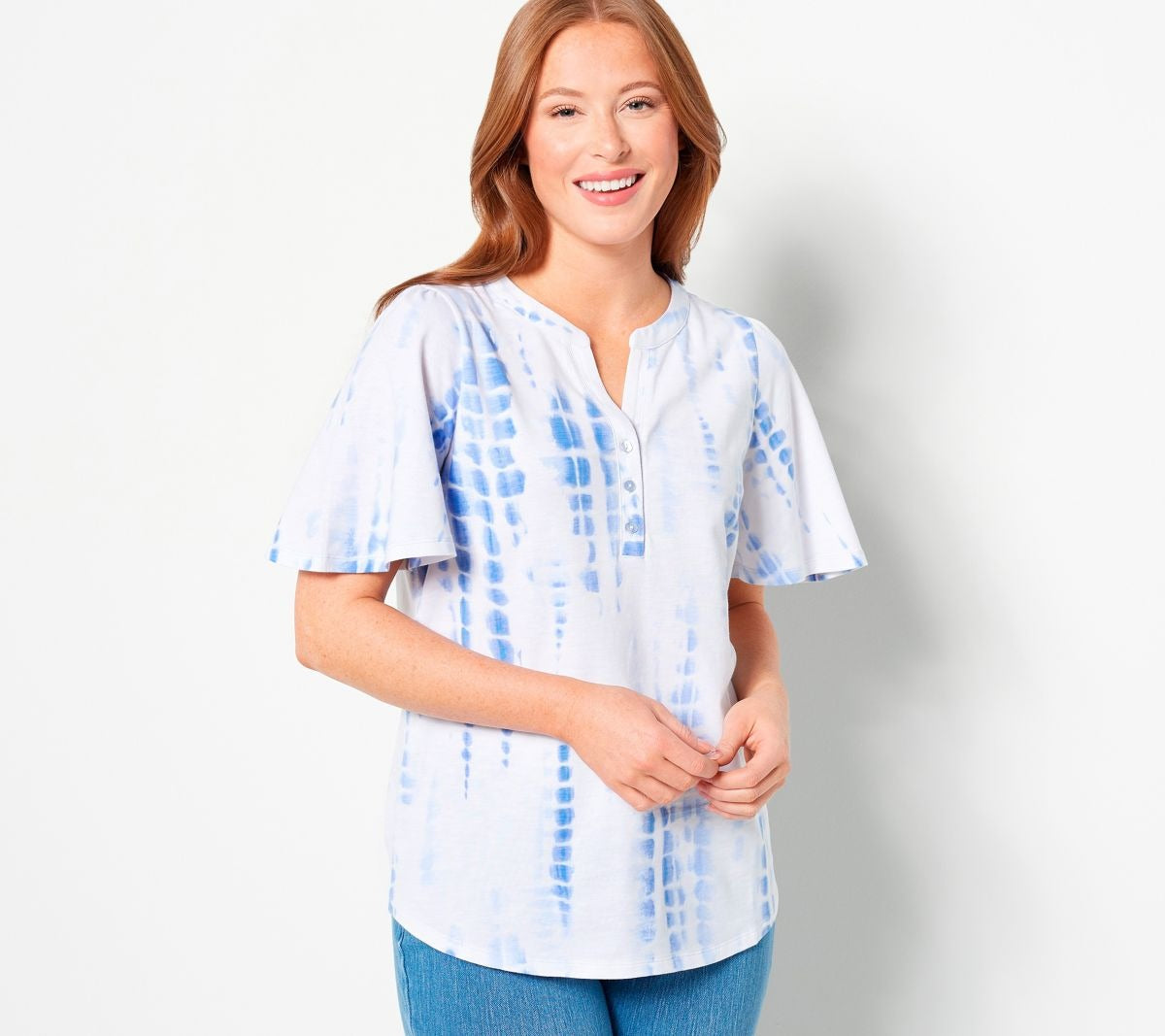 Flutter Sleeve Top