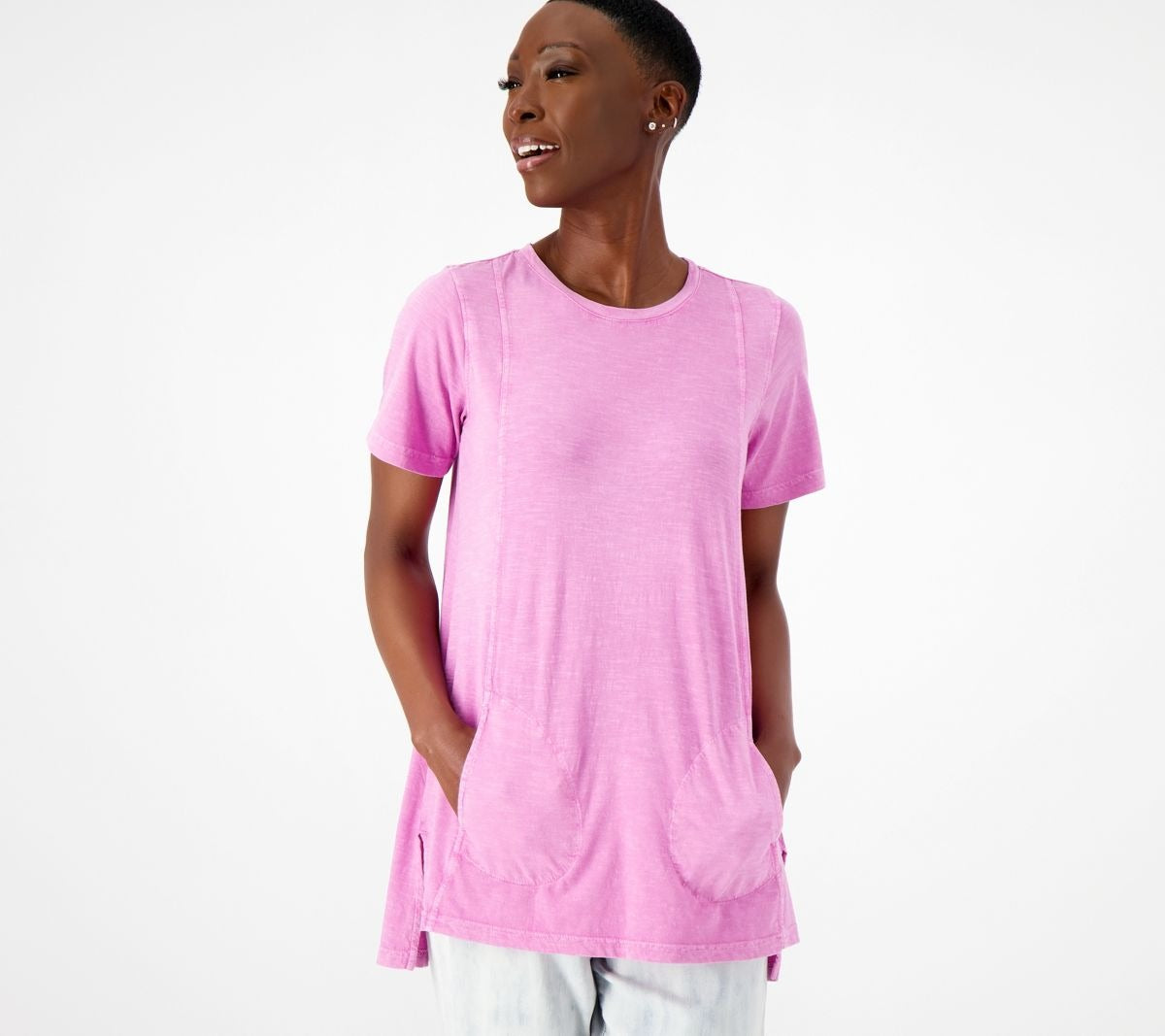 Sun Faded Cotton Short