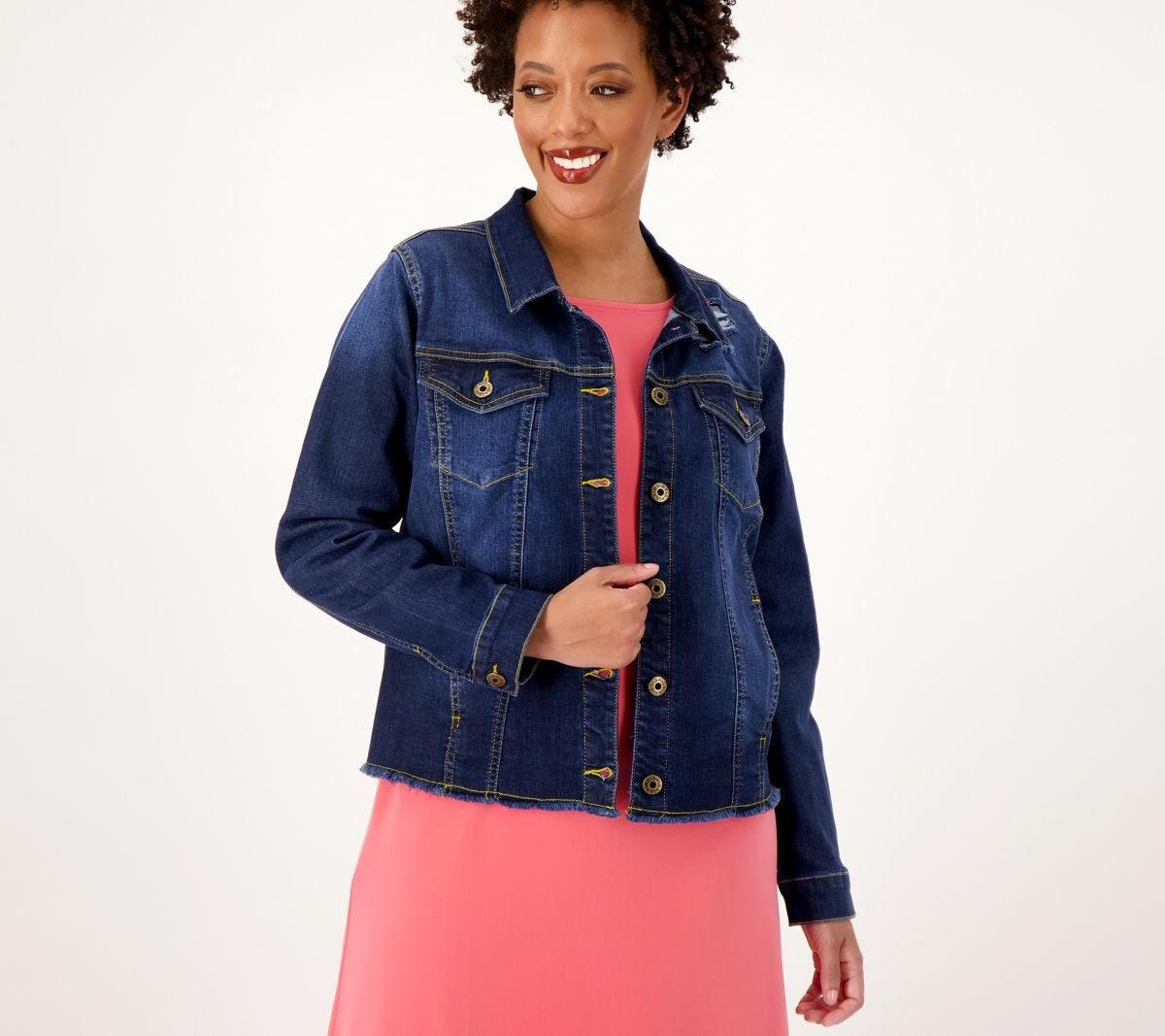 Distressed Denim Jacket