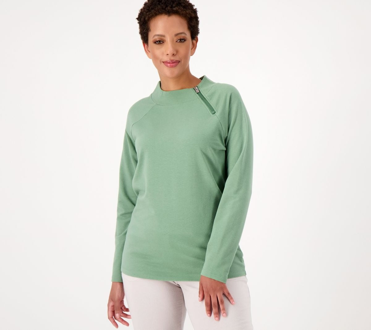 French Terry Long Sleeve Funnel