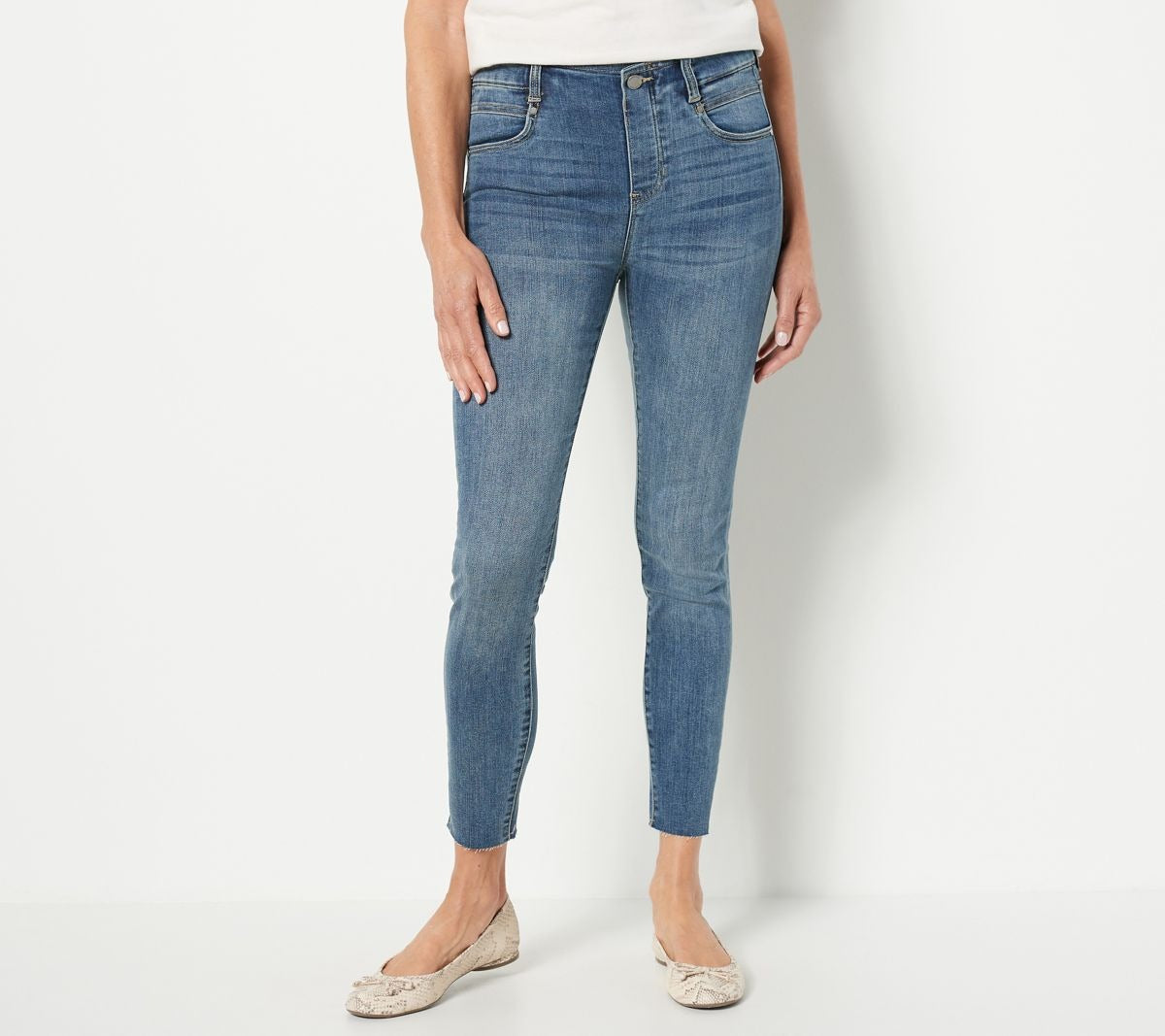 Gia Glider Pull-On Skinny Jeans