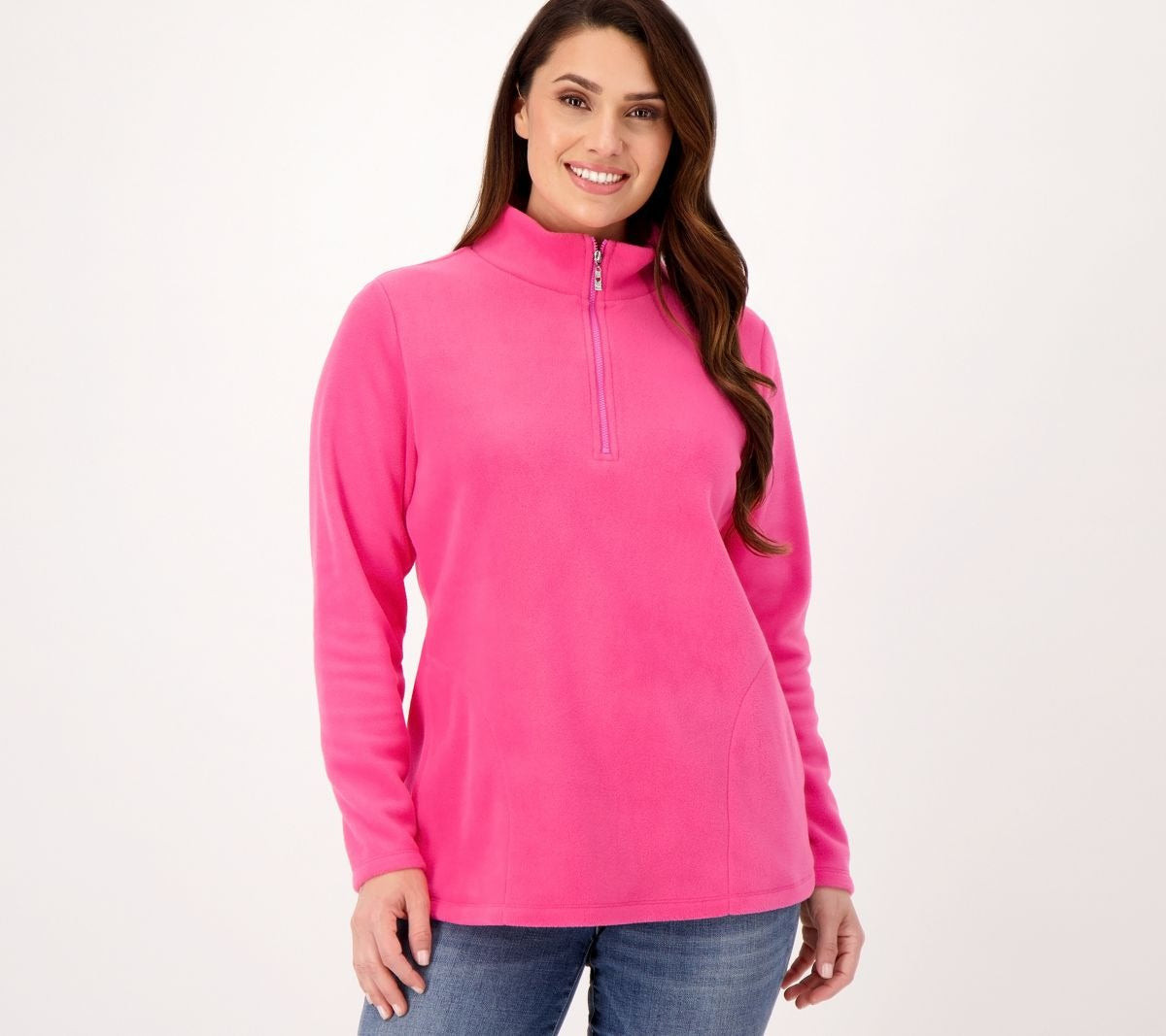 Cozy Fleece Half Zip Tunic