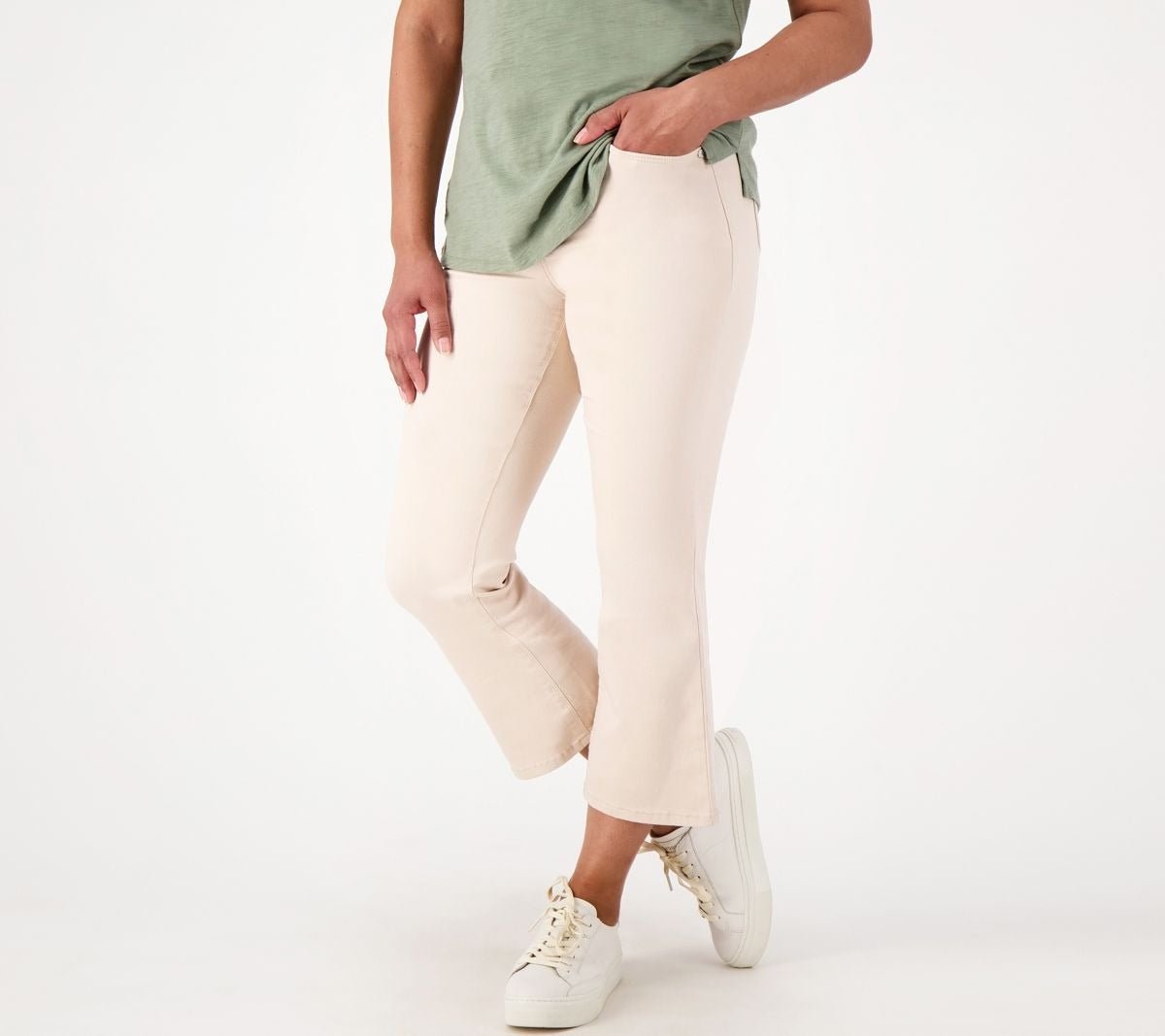 Kick Flare Crop Jean