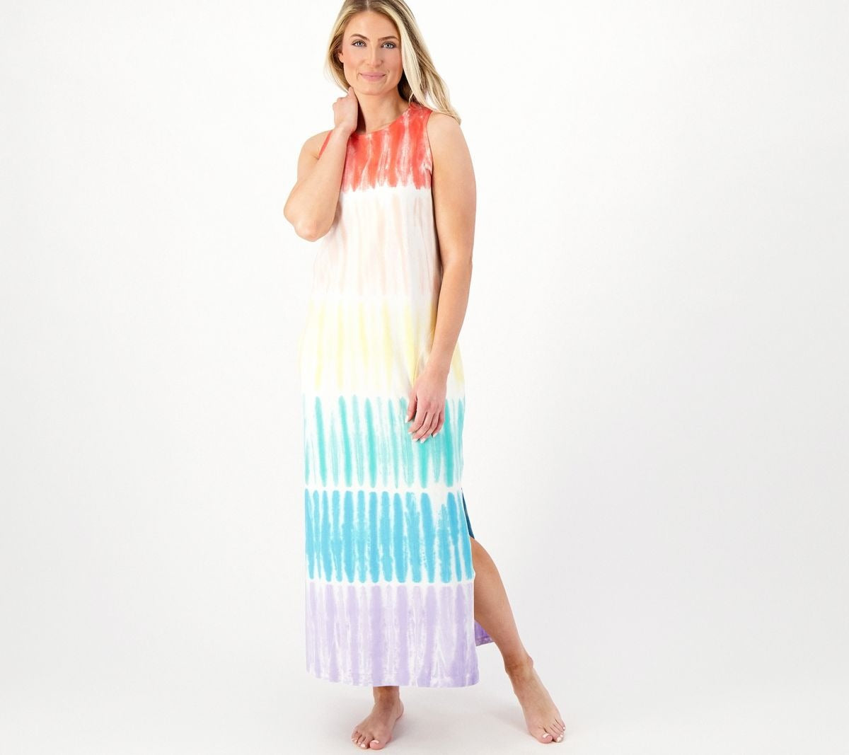 High Neck Sleeveless Cover-Up
