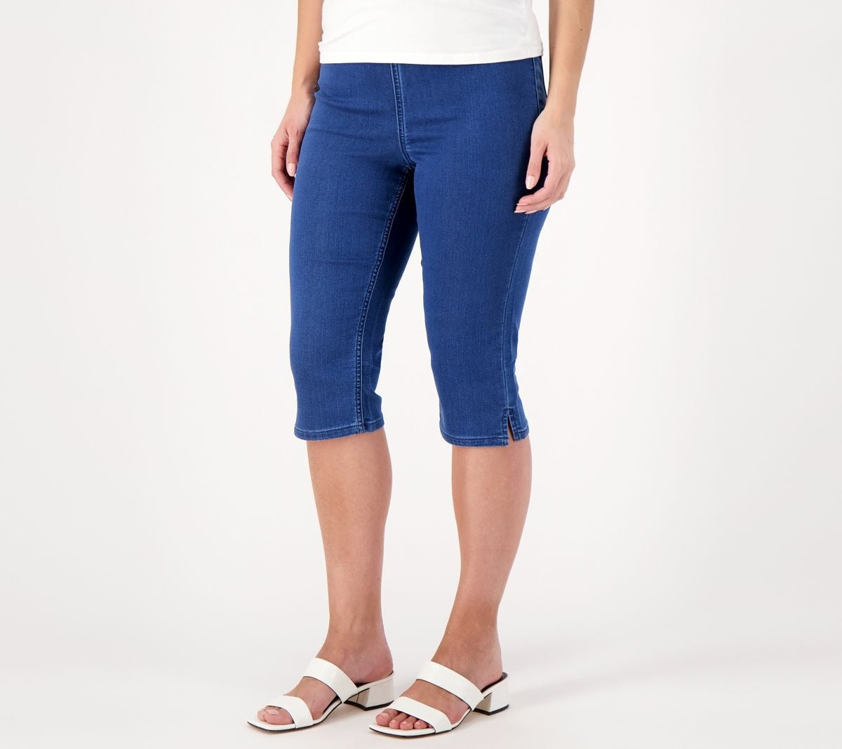 Comfy Knit Denim Pedal Pusher