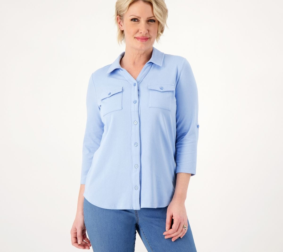 Button Front Camp Shirt