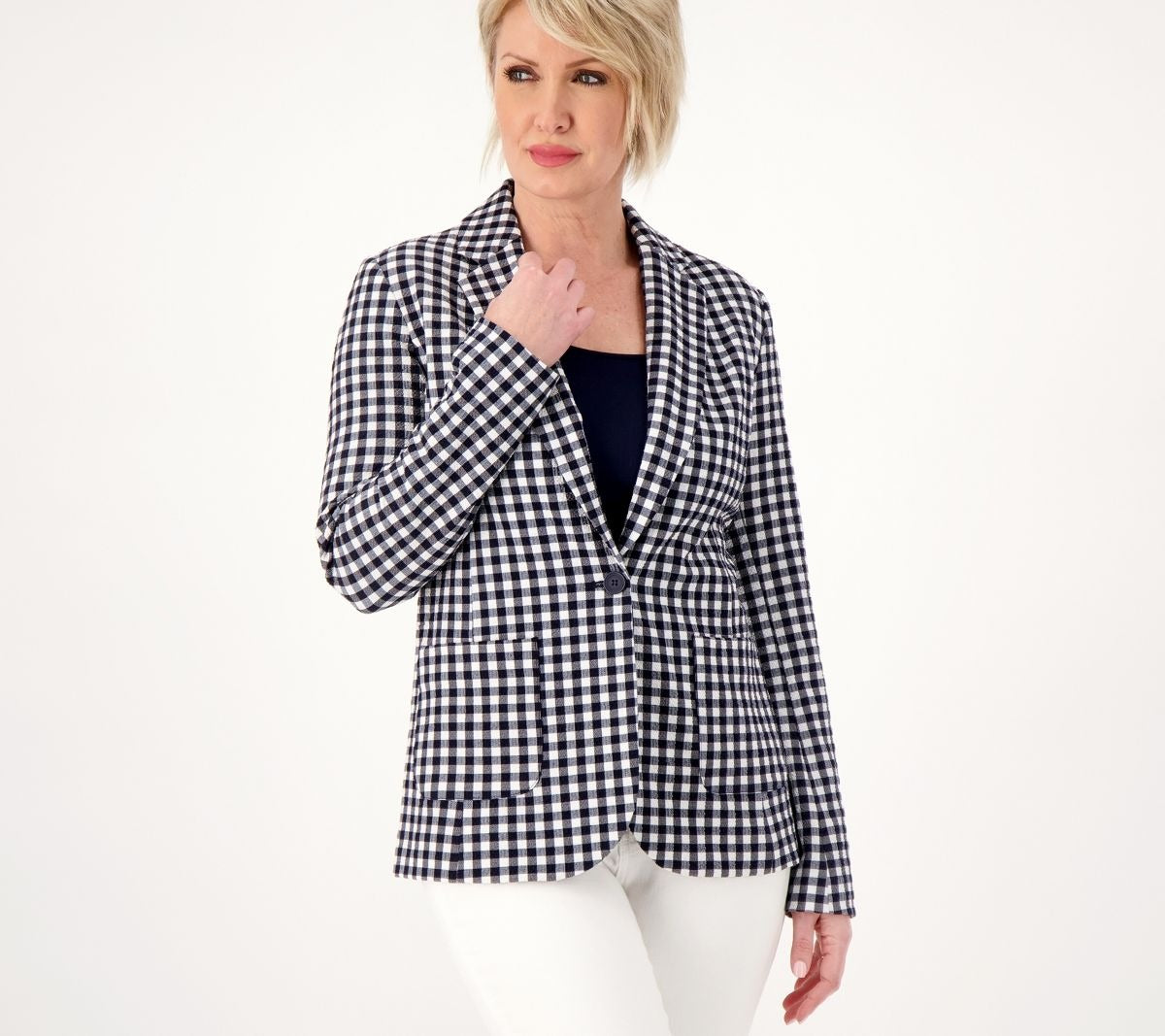 Yarn Dyed Woven Gingham Boyfriend