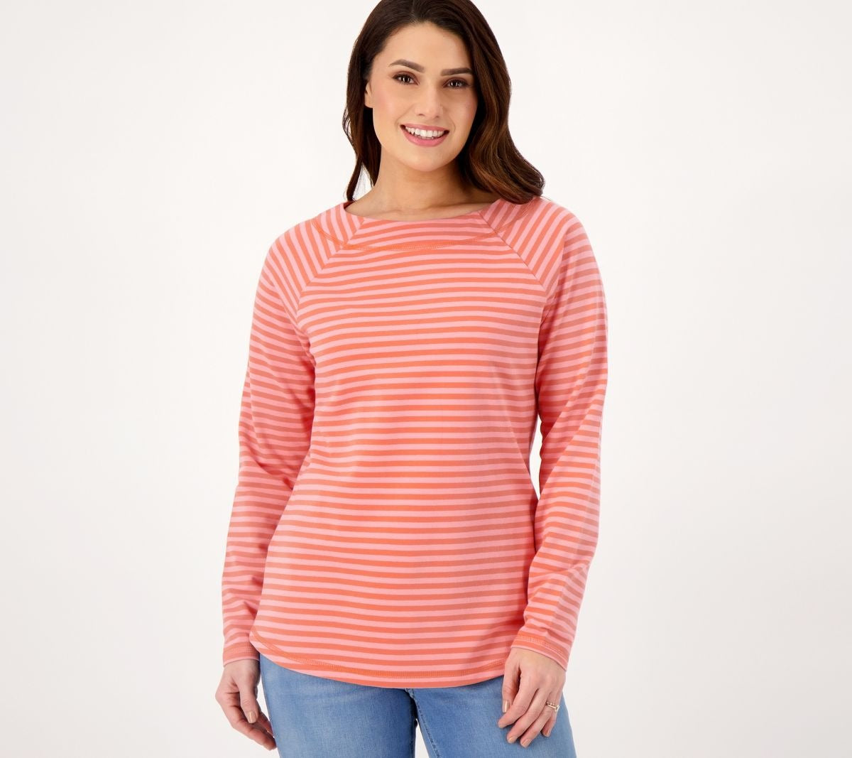 Active Printed French Terry Stripe