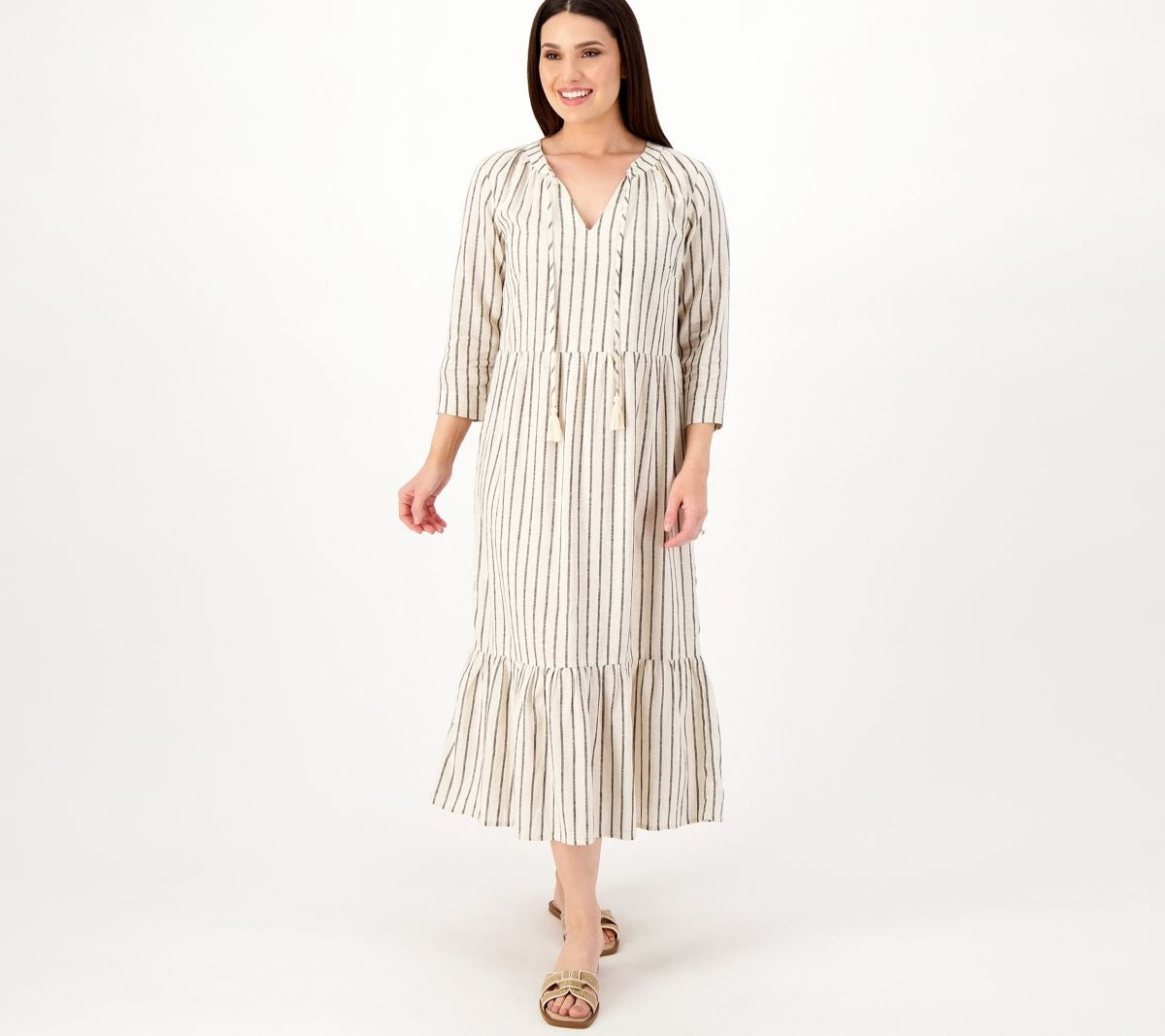 Naturals Printed Regular Midi Dress
