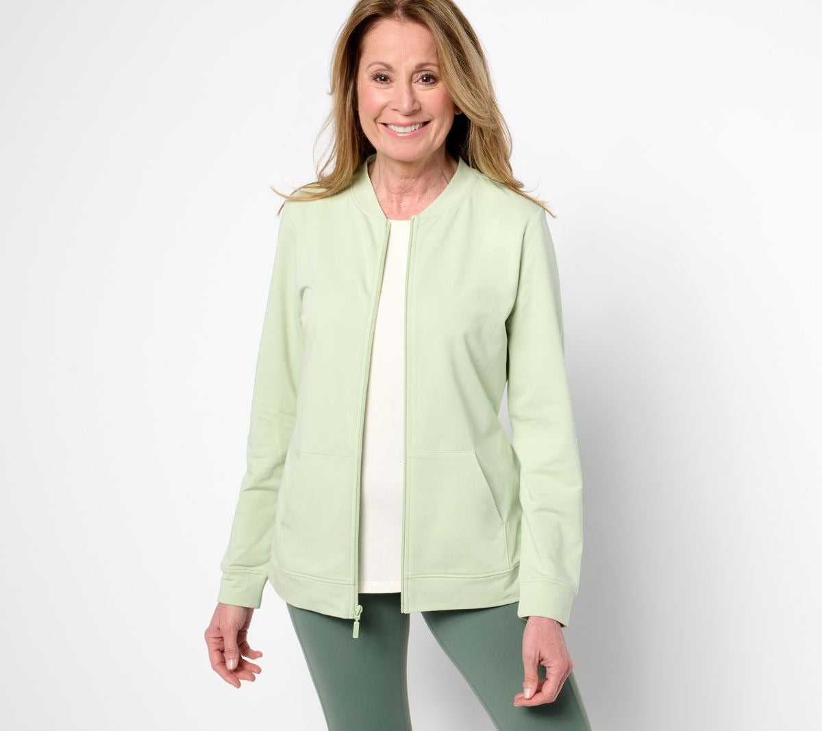 Active French Terry Zip Jacket