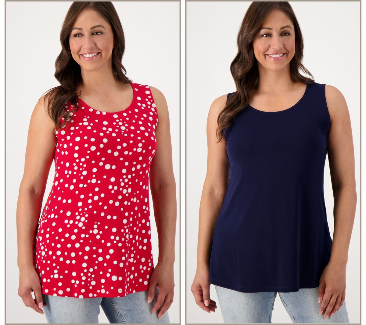 Print & Solid Regular Liquid Knit