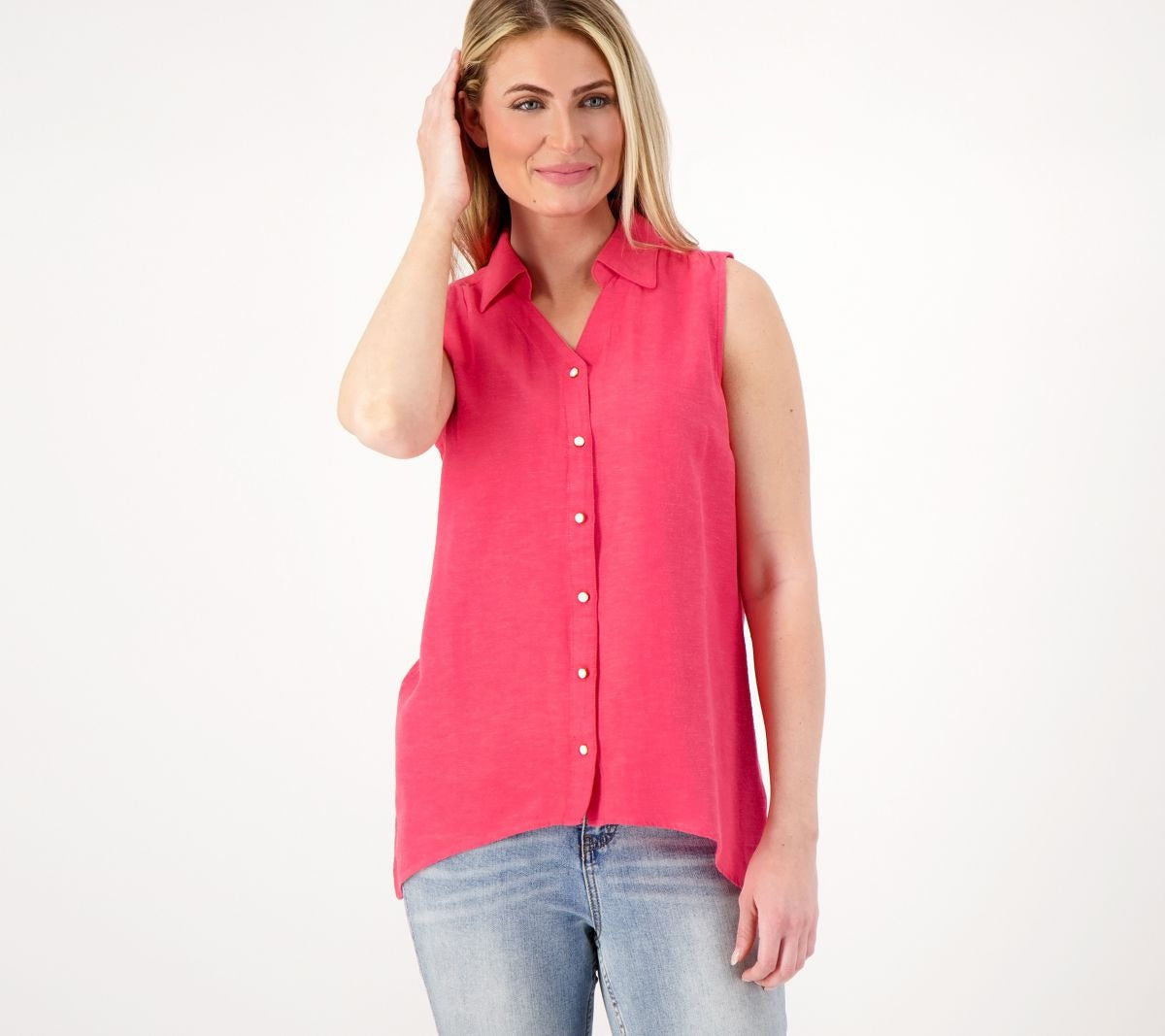 Air Drape Linen Shirt with Novelty